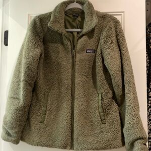 Patagonia Sage Green Teddy Jacket